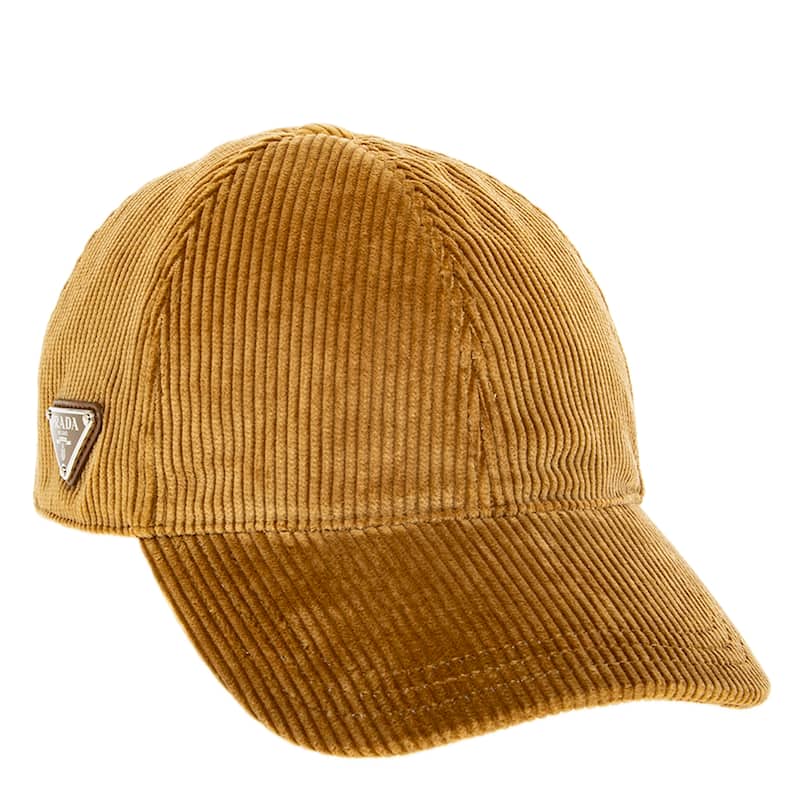 Prada Corduroy Baseball Hat - XXL