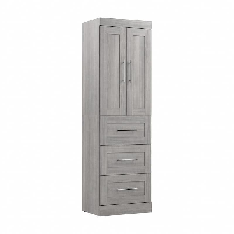 Pur 25W Wardrobe with Drawers by Bestar - Wardrobe with Drawers