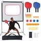 preview thumbnail 4 of 14, Portable Pickleball with Net, Racket Game, Fun Games for Family 60in W--90in H
