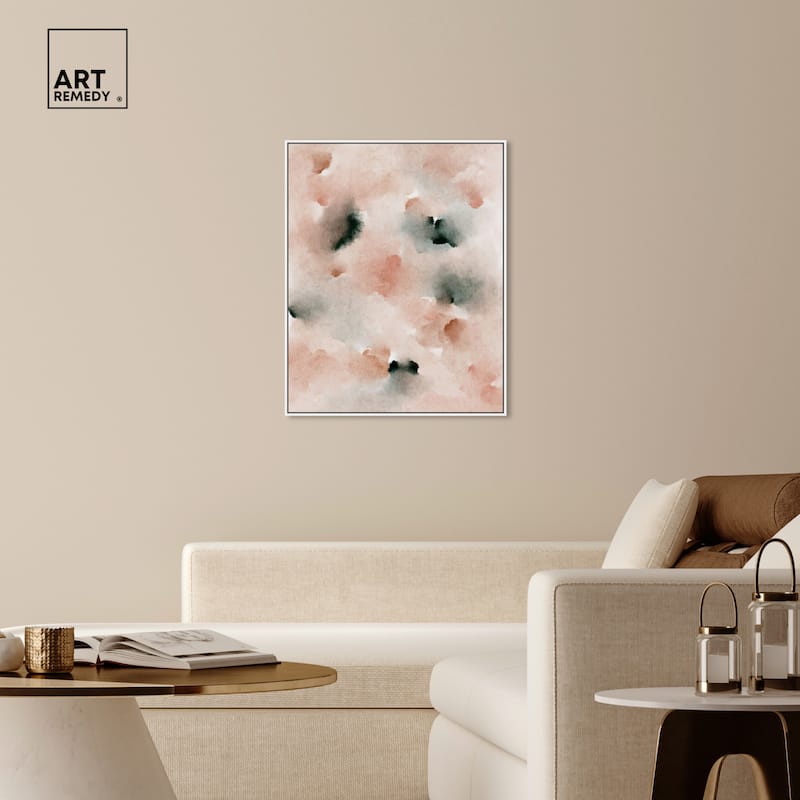 Art Remedy Smore'S Marshmallows Framed Watercolor Boho Abstracts