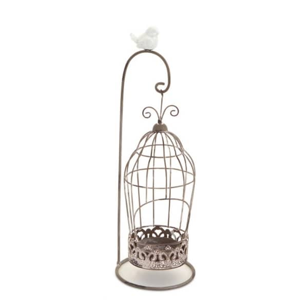 13 Vintage Rose Antique Style Hanging Bird Cage Tea Light 13 Vintage Rose Antique Style Hanging Bird Cage Tea Light Candle Holder With Stand