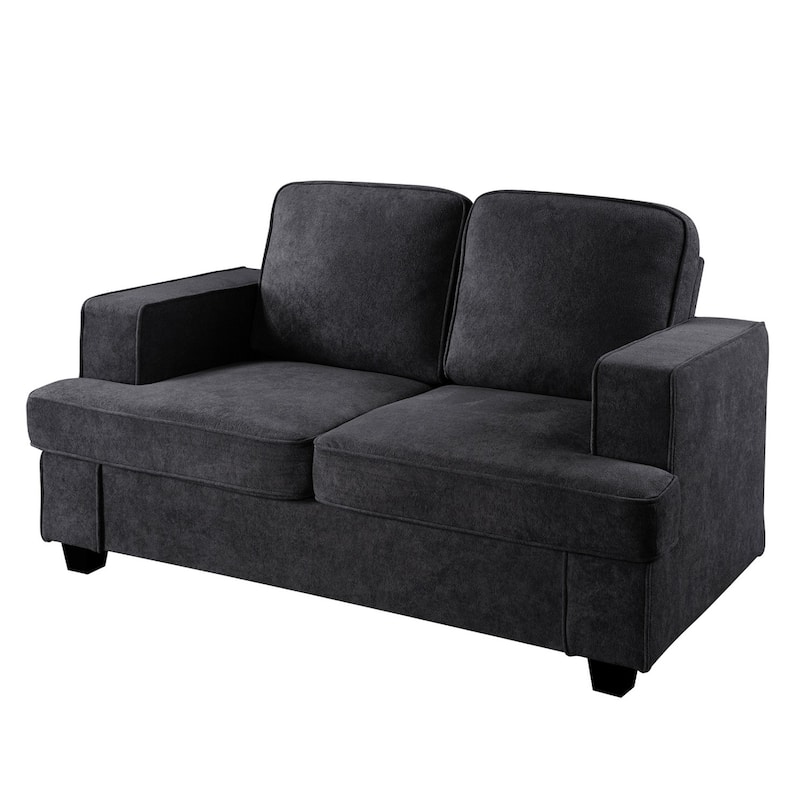 Modern Velvet Loveseat