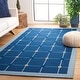 preview thumbnail 2 of 8, SAFAVIEH Handmade Genre Lozena Checkered Wool Rug