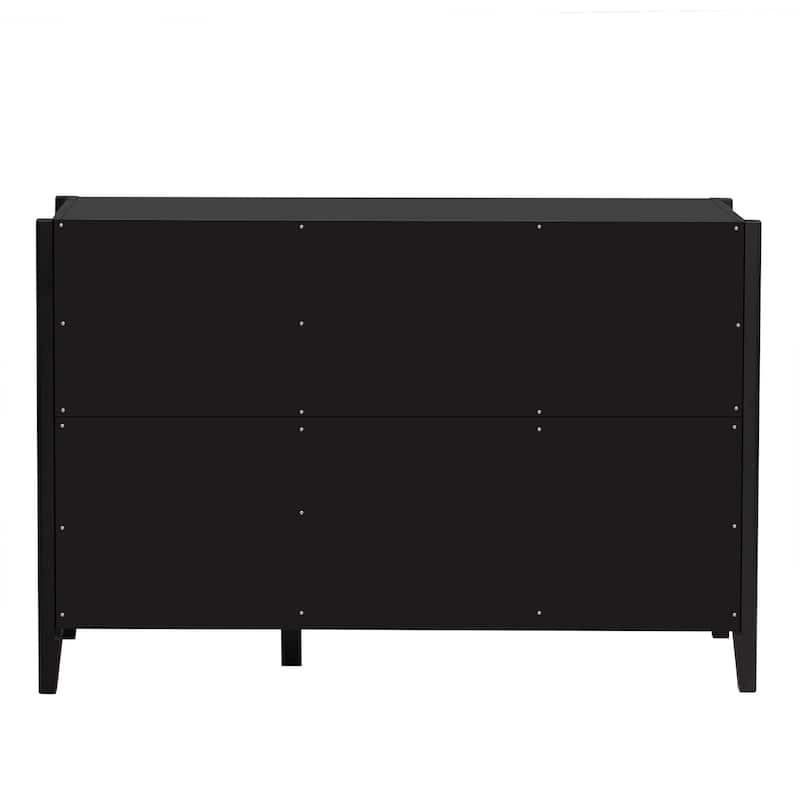 Elegant 3-Door Storage Cabinet with Metal Handles, Vertical Grain Design, Durable MDF Construction for Corridors,Living Rooms