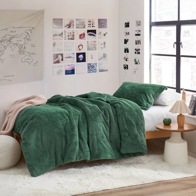 Chunky Bunny Thinner - Coma Inducer® Oversized Comforter Set - Dark Ivy - Twin XL