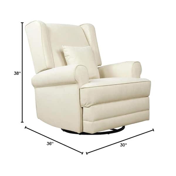 dimension image slide 0 of 2, Dream On Me Windsor Glider and Matching Ottoman