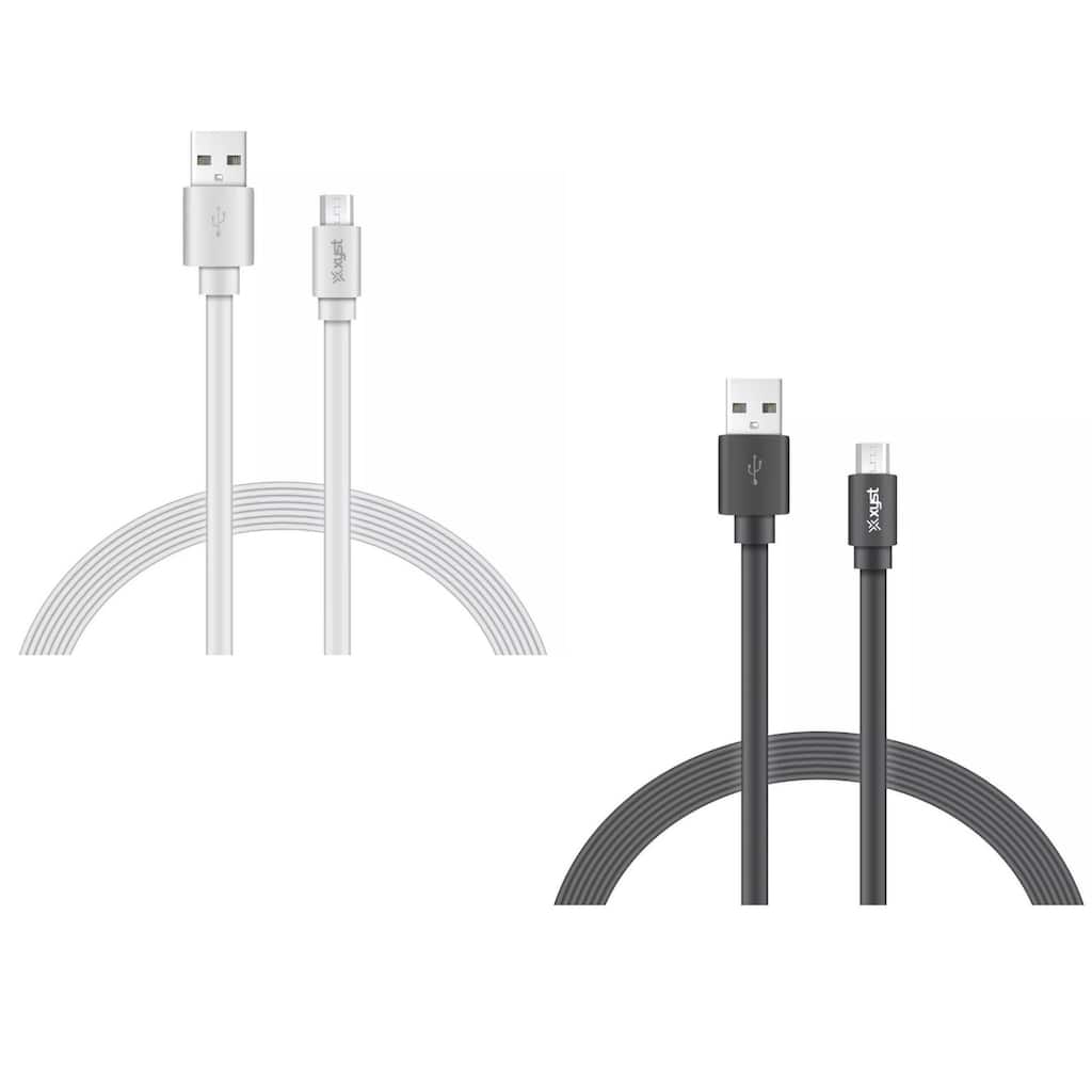 Xyst Charge and Sync USB to Micro USB Flat Cable 4Ft
