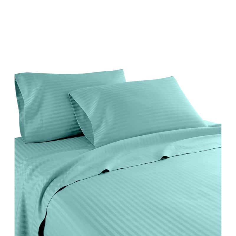 Home Sweet Home Dream Striped 1200 TC Cotton Deep Pocket Bed Sheet Set