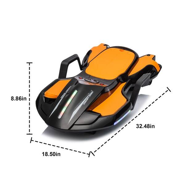 dimension image slide 0 of 7, 24V Kids Ride On Electric scooter w/ helmet knee pads,24v ride on toy for kids Green