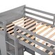 preview thumbnail 89 of 90, Modern Style Wooden Loft Bed with a Twin Size Stand-alone Bed, Shelves, Desk and Wardrobe