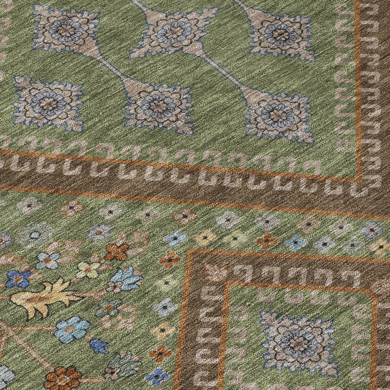 Machine Washable Indoor/ Outdoor Boho Milli Chantille Rug