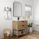 Option Imitative Oak + White Ceramic Sink