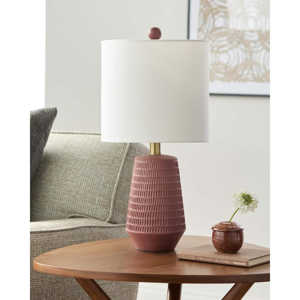 Livabliss Leipzig Rustic Accent Table Lamp - 20"H x 10"W x 10"D