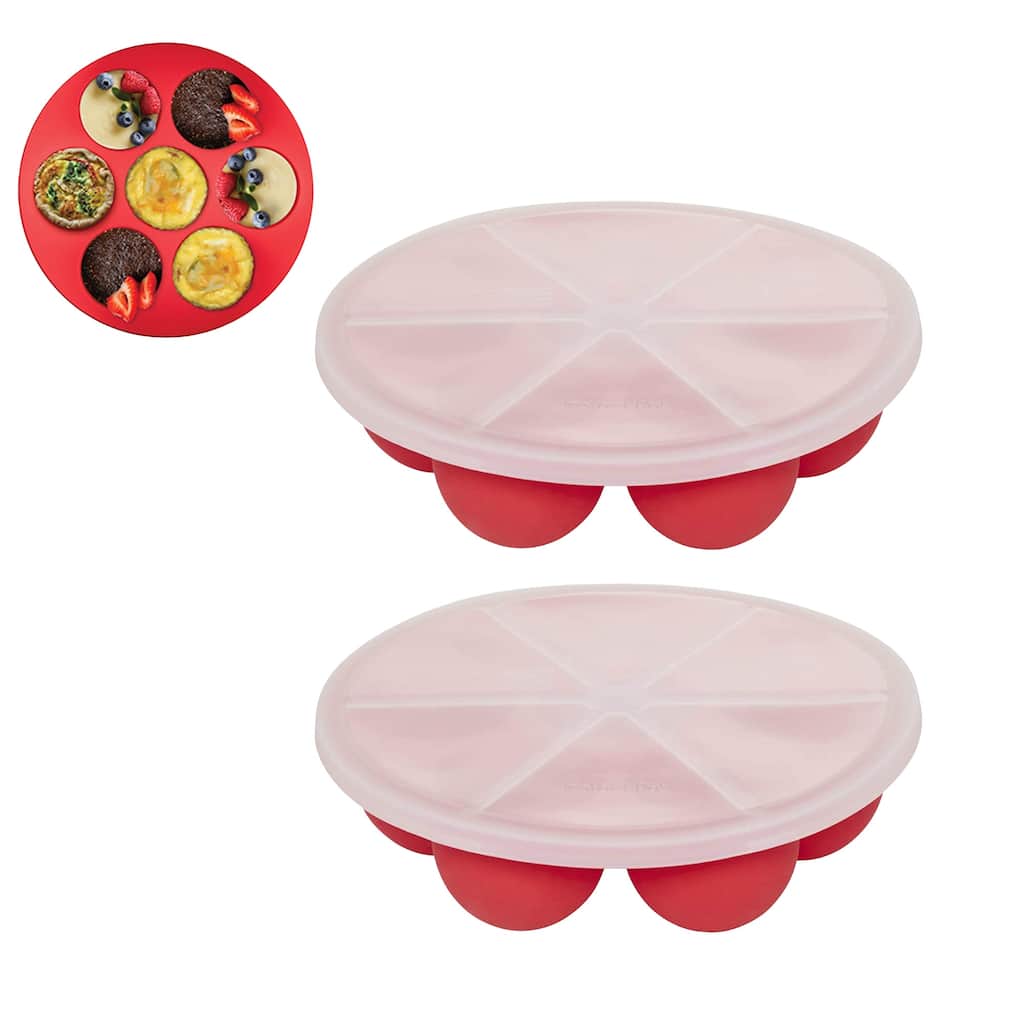 Instant Pot Official Silicone Egg Bites Pan with Lid