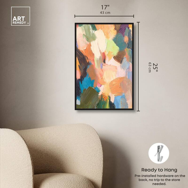 Chromatic Surge III Canvas by Art Remedy