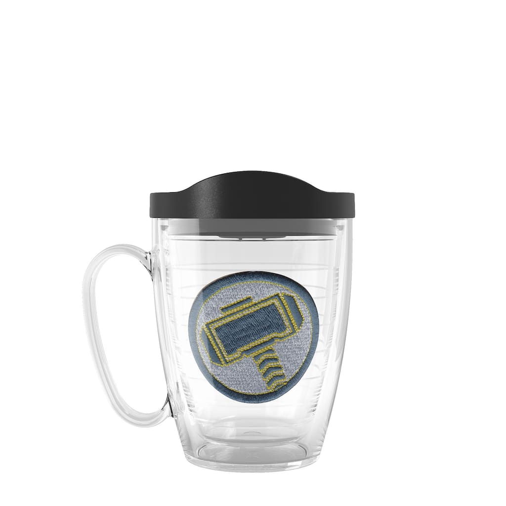 Tervis Marvel Thor Icon Made in USA Double Walled Insulated Travel Tumbler, Classic - 16oz Mug