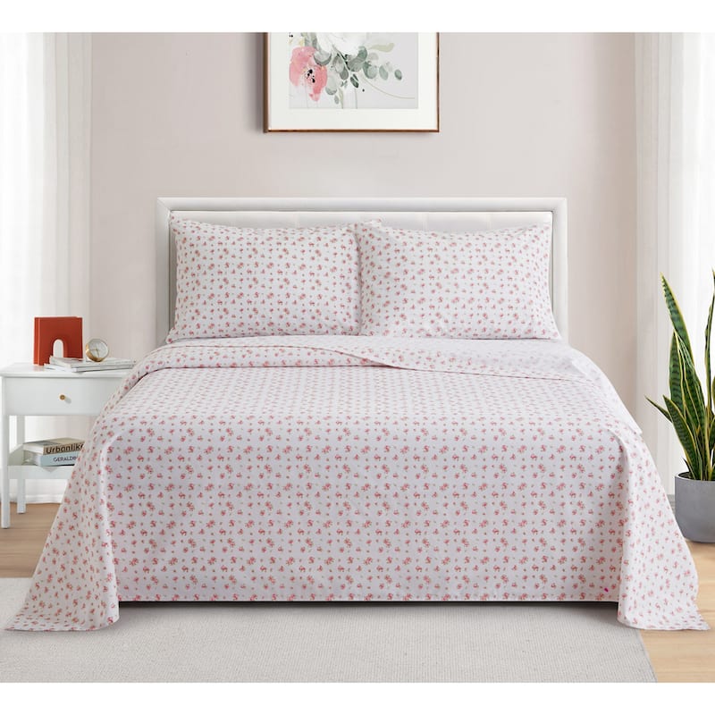 Marina Decoration Printed 600 Thread Count Soft Deep Pocket Cotton