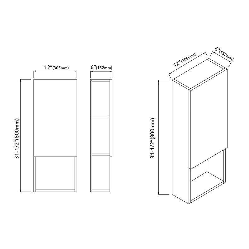 Laila 12" Side Cabinet