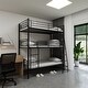 preview thumbnail 3 of 8, Twin Size Triple Bunk Bed with Space-Saving Design & Versatile Configurations