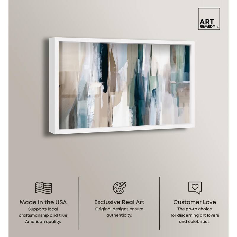 Color Columns Shadowbox by Art Remedy