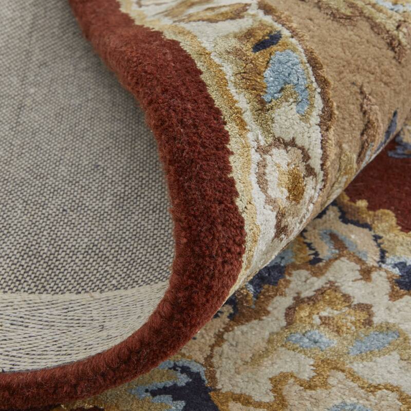 HomeRoots Oriental Traditional Rectangle Area Rug