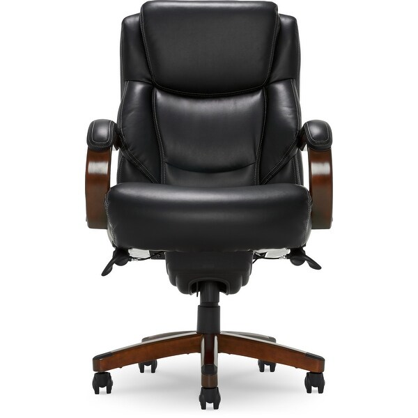 La-Z-Boy Delano Big & Tall Executive Office Chair, Mahogany Wood