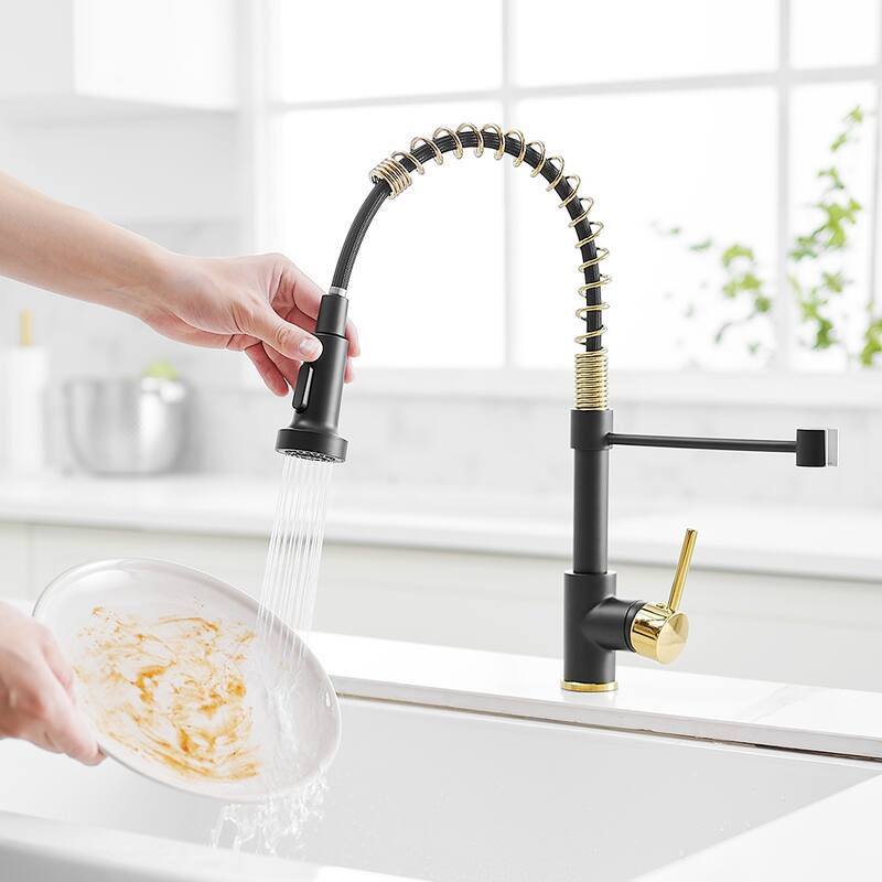 Spring Pull Down Kitchen Faucet