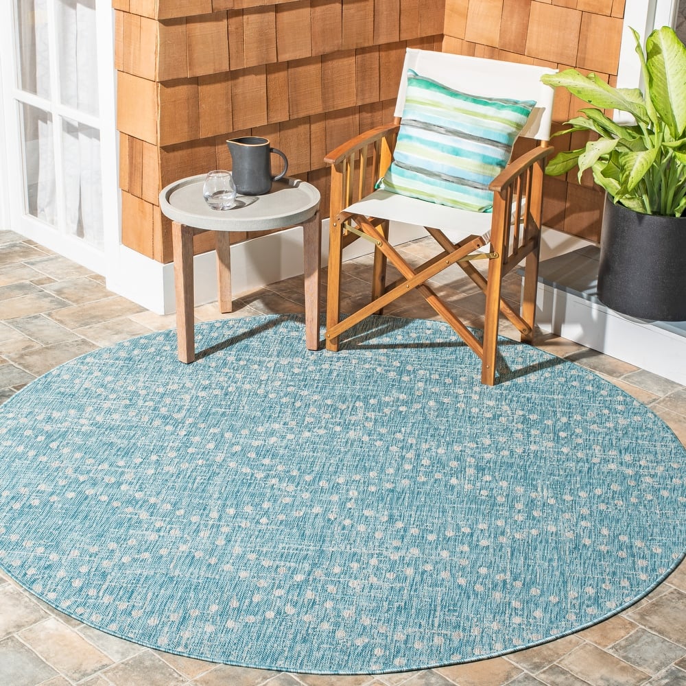 SAFAVIEH Courtyard Zainab Indoor/ Outdoor Waterproof Patio Backyard Rug