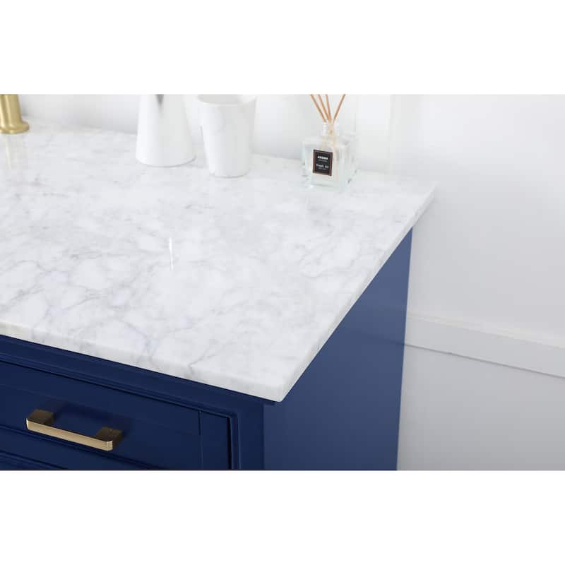 Vega 48 - 60 Inch Single Bathroom Vanity - Blue - 60 Inches