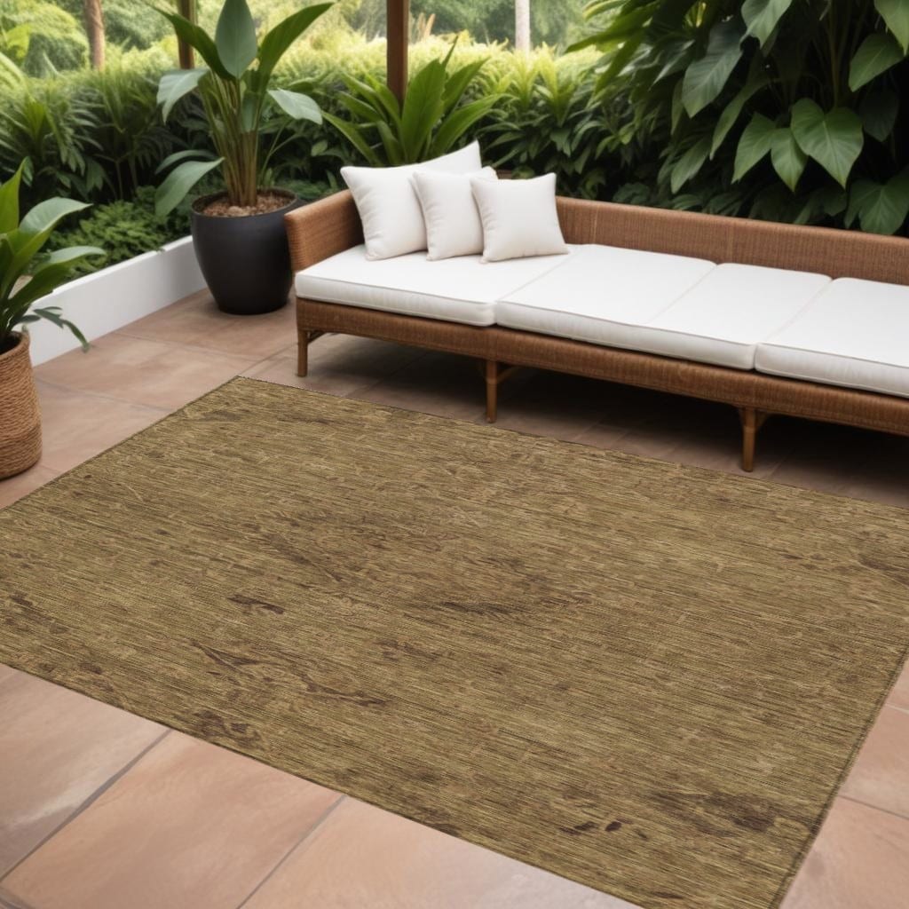 HomeRoots Floral Traditional Rectangle Outdoor Rug