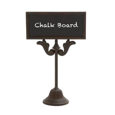Metal Decorative Sign - Brown - Roche River Decor