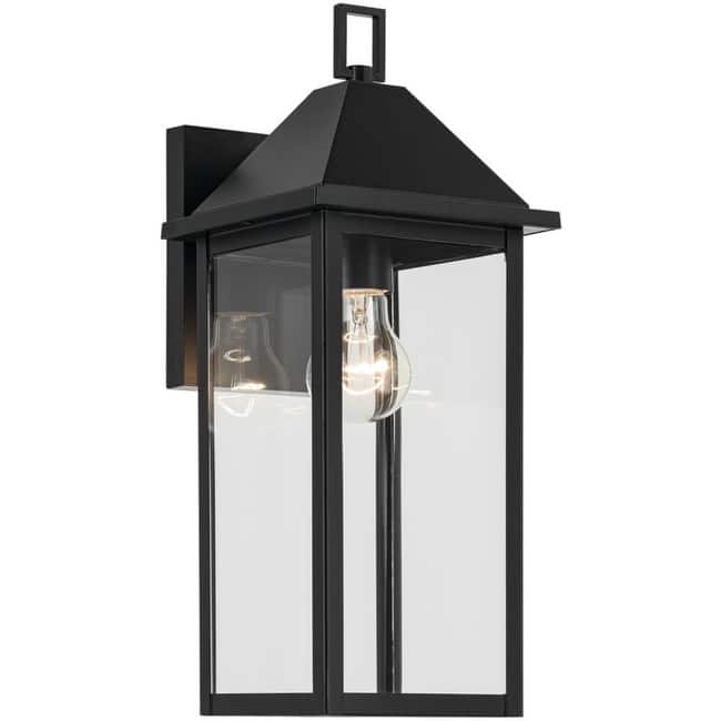 Kichler 59158 Prin 17" Tall Outdoor Wall Sconce - Black
