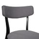 preview thumbnail 52 of 141, Christopher Knight Home - Chazz Mid-Century Modern Upholstered Dining Chairs Set with Solid Wood Splayed Leg
