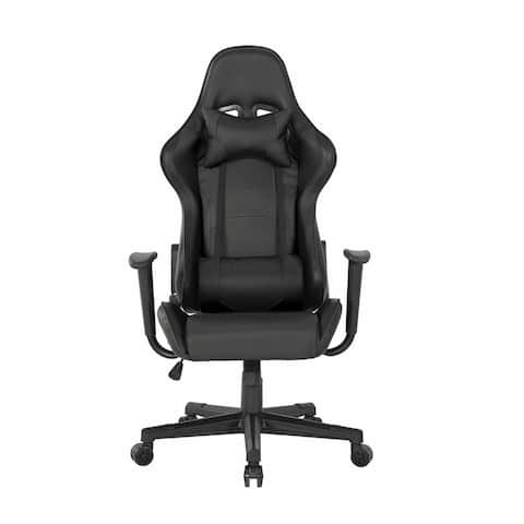 Computer Gaming Chair Ergonomic Office Chair Executive Swivel Racing Recliner, PU Leather Gamer Chair