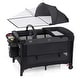 preview thumbnail 7 of 5, 5-in-1 Baby Bedside Sleeper Portable Bedside Playard w/ Canopy Black