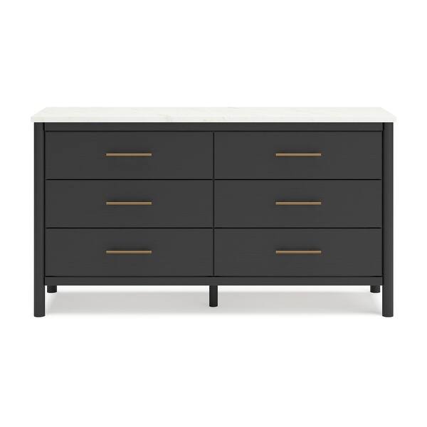 Mooran Wide Dresser, 6 Drawers, Marble Finish Top, Black Laminate - Bed Bath & Beyond - 42928826 Mooran Wide Dresser, 6 Drawers, Marble Finish Top, Black Laminate - Bed Bath & Beyond - 42928826