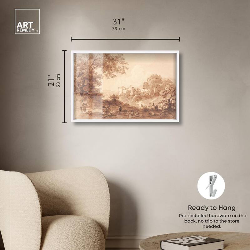 Carew Castle Shadowbox by Art Remedy