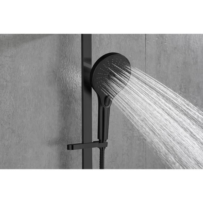 Handheld Shower with 28-Inch Slide Bar and 59-Inch Hose