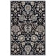 preview thumbnail 4 of 6, SAFAVIEH Handmade Metro Ibtihaj French Country Floral Wool Rug 3' x 5' - Black/Beige - Rectangle