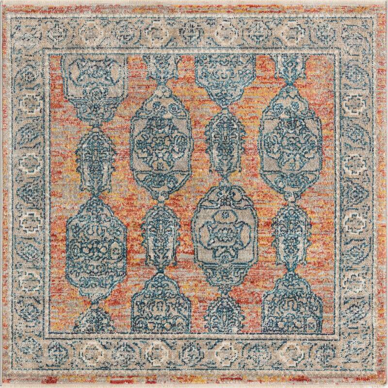 Traditional Nixa Collection Area Rug