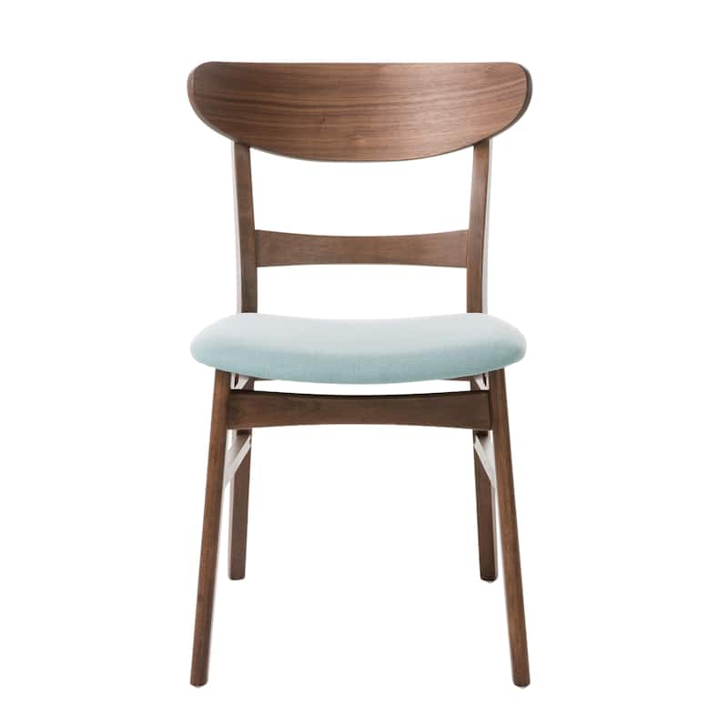 Kitchen Wood Frame Dining Chairs, Mint Upholstered Kitchen Dining Chairs, Living Room Visitor Chair Side Chairs Set of 2