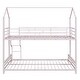 preview thumbnail 11 of 43, Metal House Bunk Bed, Twin over Full