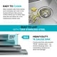 preview thumbnail 12 of 22, KRAUS Kore Workstation Drop-In Stainless Steel Kitchen Sink