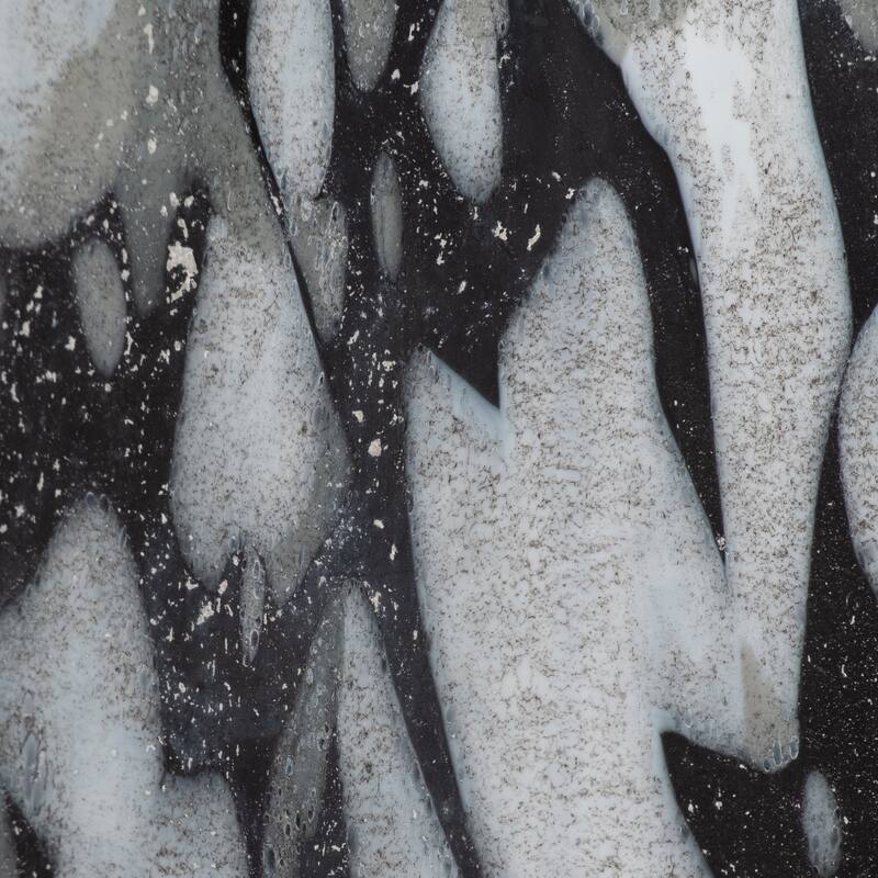 Glass Sculptural Silhouette Vase - Gray