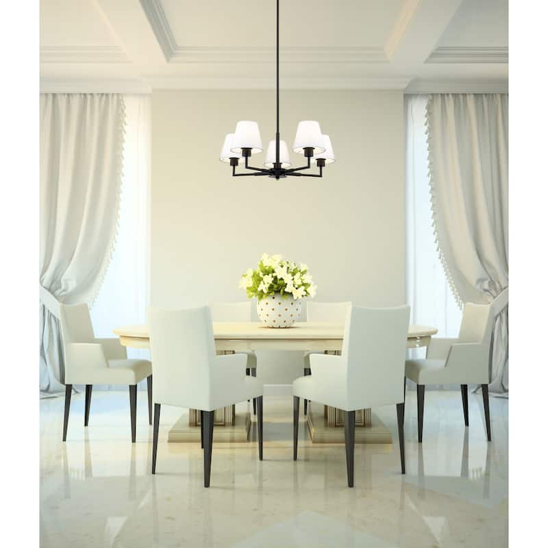 Z-Lite 744-26R Leila 5 Light 26" Wide Chandelier