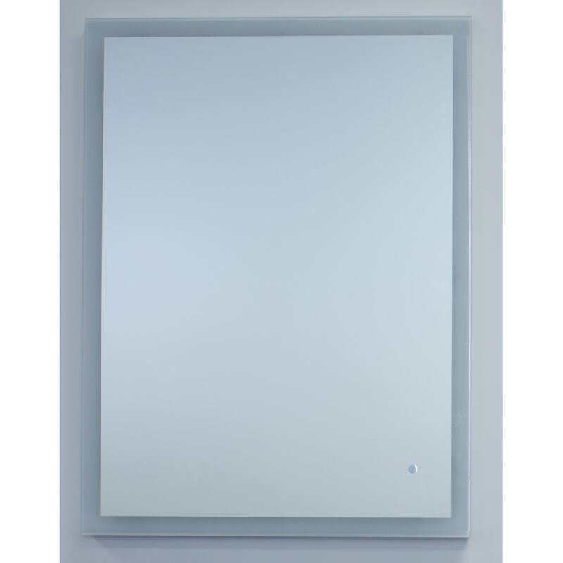Miseno 24" W x 32" H Rectangular Frameless Wall Mounted Mirror with