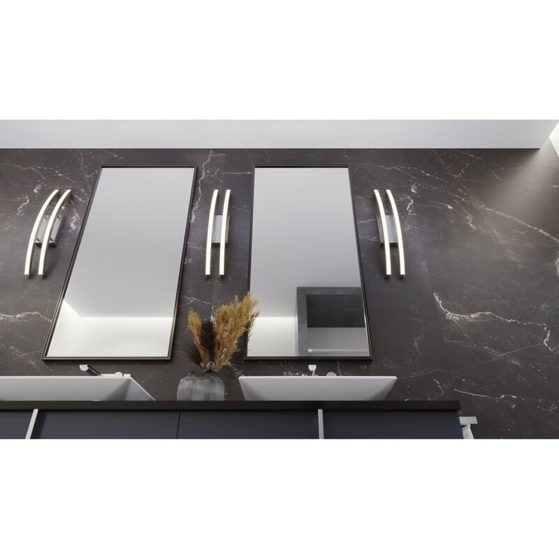 AFX Harper 25'' LED Vanity - Satin Nickel