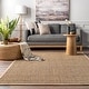 preview thumbnail 4 of 53, Brooklyn Rug Co Kiana Casual Seagrass Bordered Area Rug