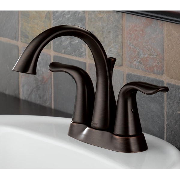 Delta Faucet Lahara 2 Handle Centerset Bathroom Faucet With