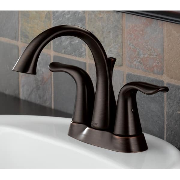 Shop Delta 2538 Tp Dst Lahara Centerset Bathroom Faucet With Pop
